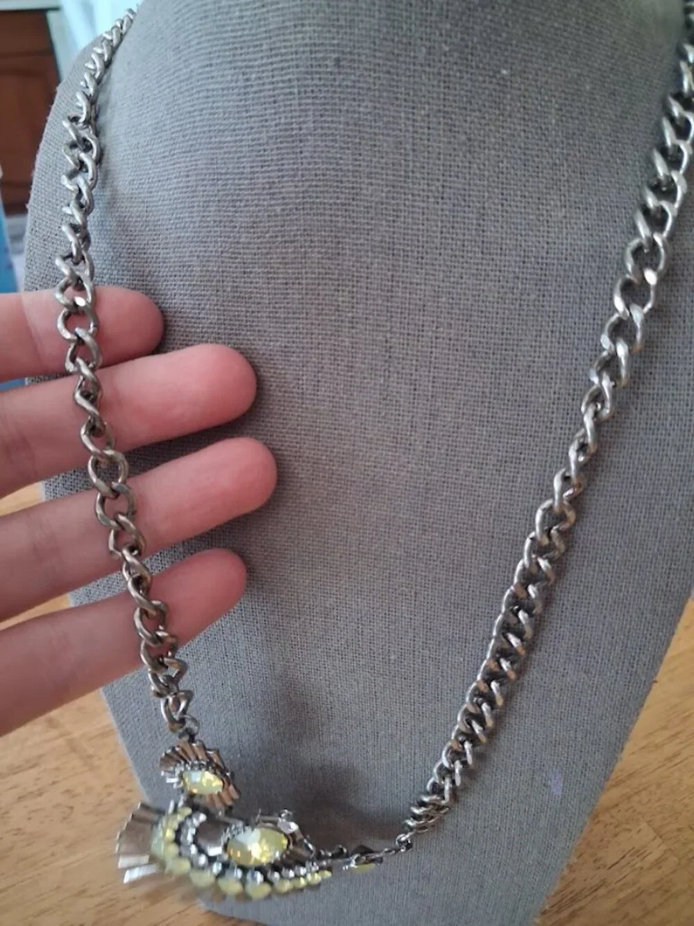 Unusual 30 inch Statement necklace